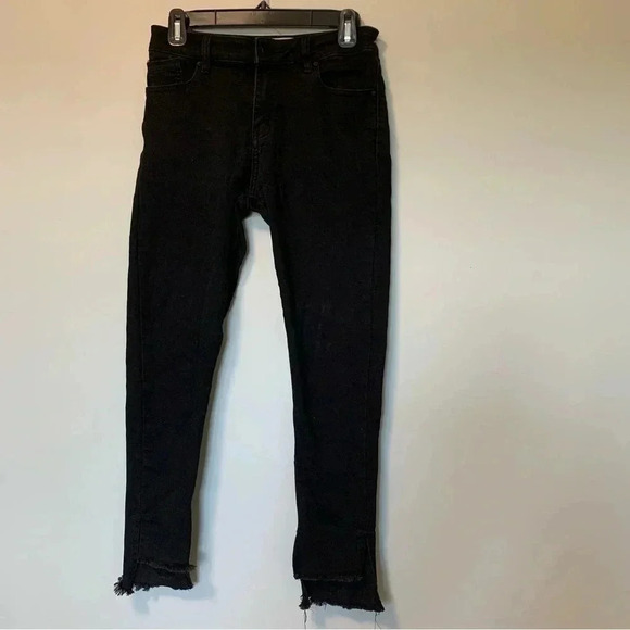 Frame  high low hem black jeans - Picture 1 of 5